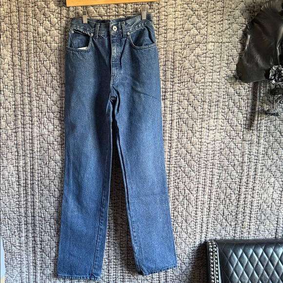 Classic Blue Women's Jeans with sparkling silver dots